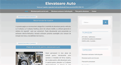 Desktop Screenshot of elevatoare-auto.ro