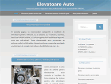 Tablet Screenshot of elevatoare-auto.ro